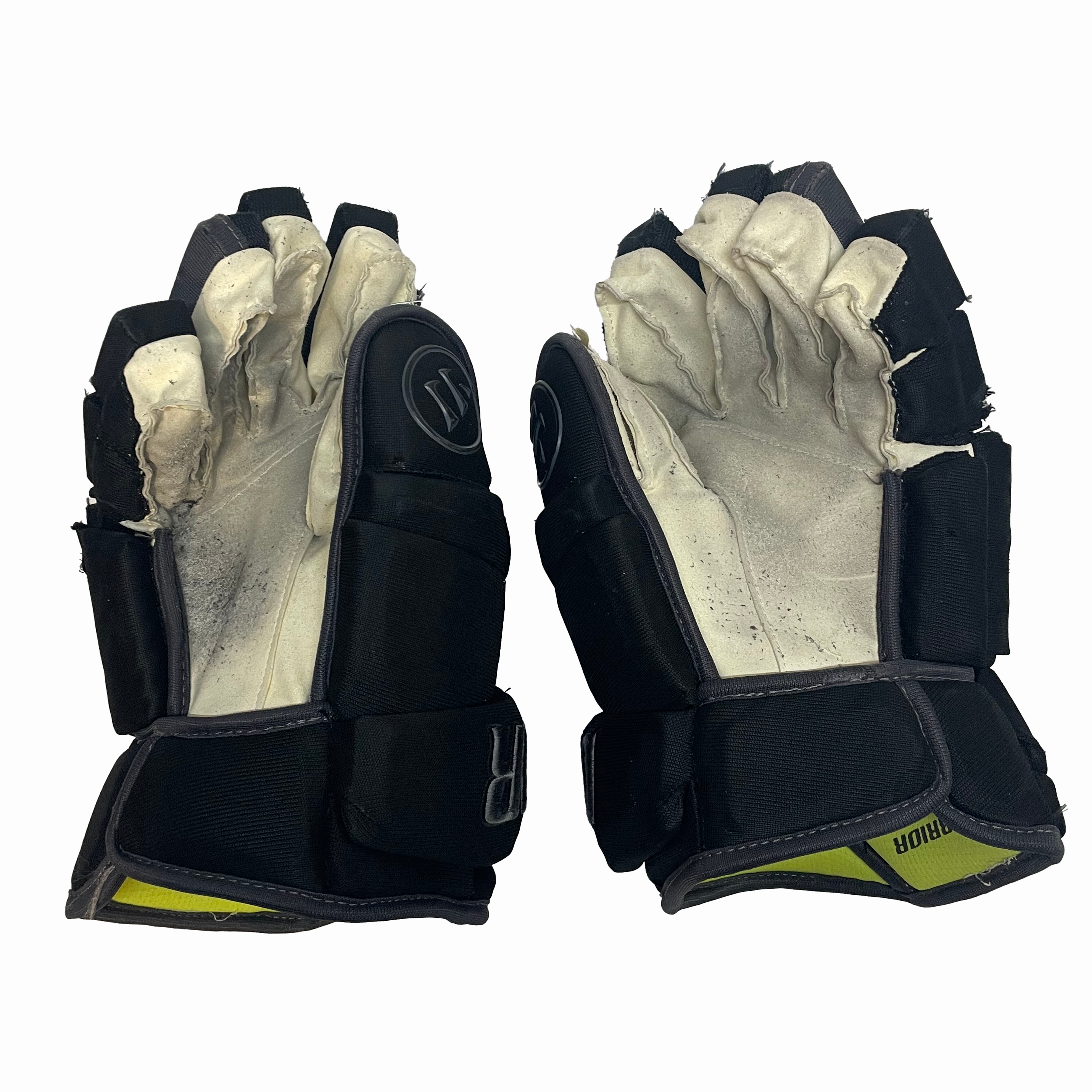 Warrior Alpha - Gant ECHL Pro Stock d'occasion (noir/gris)